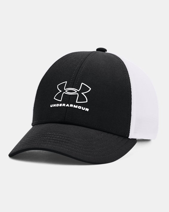 Women's UA Iso-Chill Driver Mesh Adjustable Cap in Black image number 0